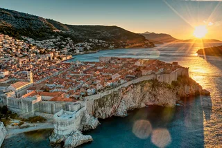 Sunrise over Dubrovnik's Old Town. Photo: iStock / Leo Ang