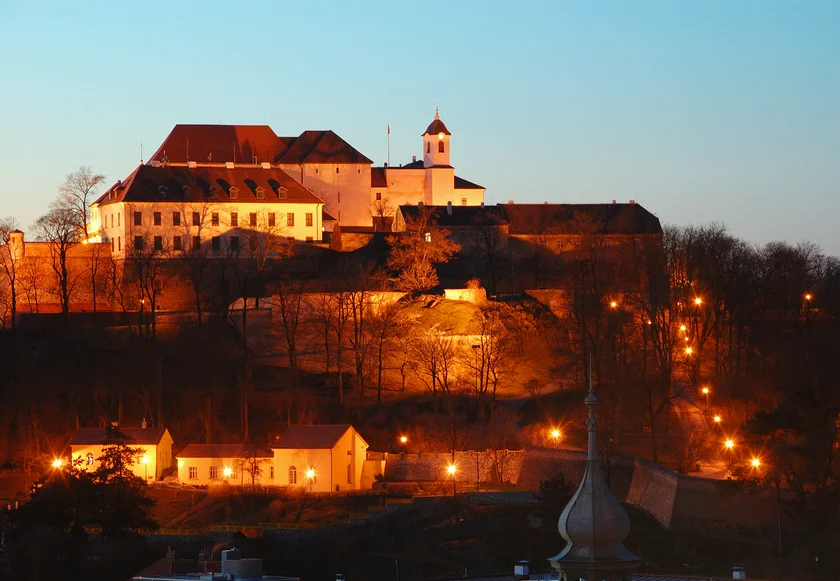 Špilberk castle in twilight. Photo: iStock, sumak77