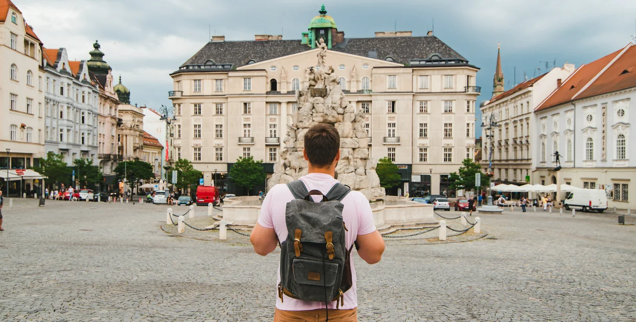 Tourist in Brno. Photo via iStock/Vera_Petrunina.