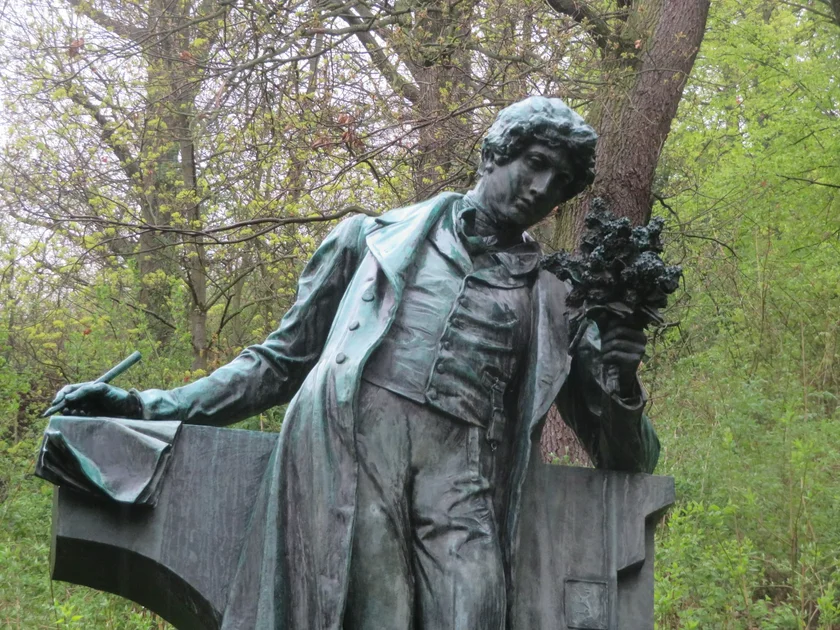 Statue of Karel Hynek Mácha. Photo: Raymond Johnston