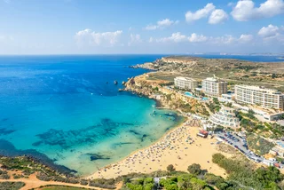 Golden Bay and beach in Malta. Photo: iStock / Balate Dorin