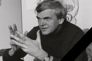 Author Milan Kundera. Photo gullimard.