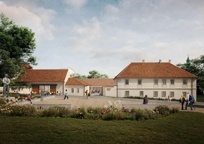 Visualization of Dvořák’s Birth House, set to open in late May.