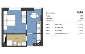 Apartment for rent, 1+1 - Studio, 33m<sup>2</sup>
